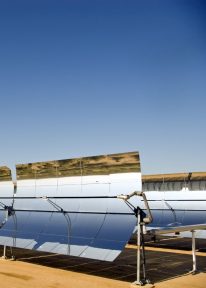 Solarkraftwerk.

Solar power plant.